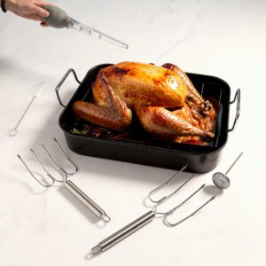 Ecolution Turkey Roasting Gadget Set, Standard, Stainless Steel