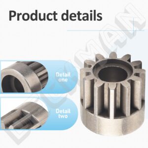 DECKMAN Left and Right Metal Ratchet Gear & Sweeper Gears & PINS & Washer, Compatible with Groundwork LW0103-50, Brinly-Hardy Models STS-420, STS-42, STS-426, STS-427