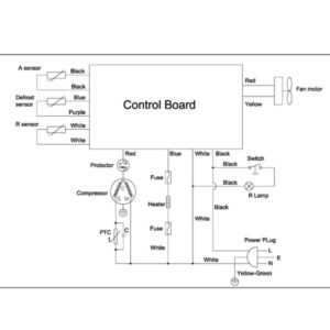 5304523541 Temperature Control Board for Frigidaire Refrigerator FFHT1824UW, FFHT1824US, Compatable with 5304498695