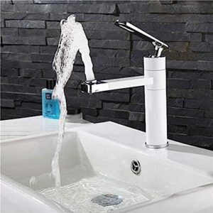 kitchen taps kitchen tap faucet white spray painting bath sink faucet bathroom cold and hot faucet crane with 360 rotating aerator