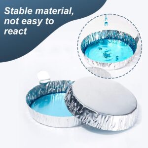 Cunguv Aluminum Weigh Boats Aluminum Foil Weighing Dish Plate Trays Large 100 Pieces