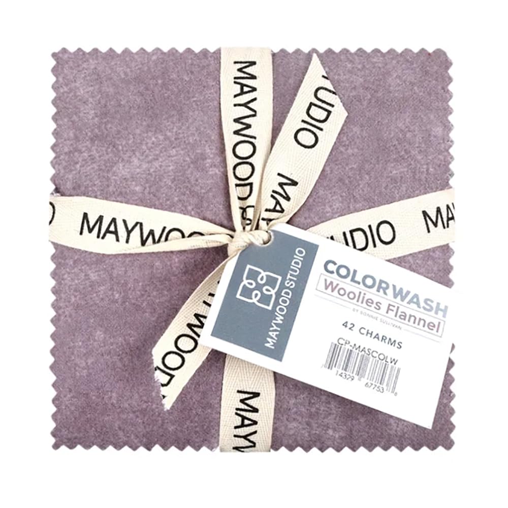 Bonnie Sullivan Woolies Flannel Color Wash Charm Pack 42 5-inch Squares Maywood Studio