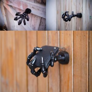 PYHIRRY Gothic Hand Bone Hooks for Walls - Ghost Hand Design Resin Hooks - Multi-Functional Organizers for The Front of The Home, Kitchen and Bedroom - Creative Gothic Decoration