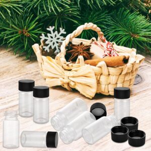 CertBuy 100 PACK Clear Glass Sample Vials with Screw Cap Travel Small Glass Vials for Essential Oil 20 ml Liquid Sampling Glass Bottles Screwcap Sterile Vial for Chemistry Lab Chemicals