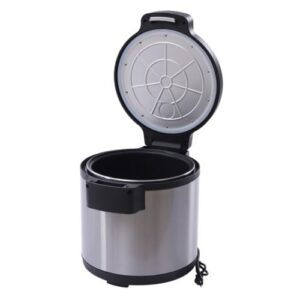 Commercial Rice Warmer, 20QT Portable Stainless Steel Heating Non-Stick Inner Pot Rice Heater, Dual Temperature Control Design, Makes Soups, Stews, Grains, Cereals, for Restaurant Party Family