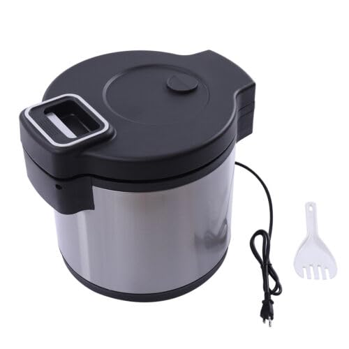 Commercial Rice Warmer, 20QT Portable Stainless Steel Heating Non-Stick Inner Pot Rice Heater, Dual Temperature Control Design, Makes Soups, Stews, Grains, Cereals, for Restaurant Party Family