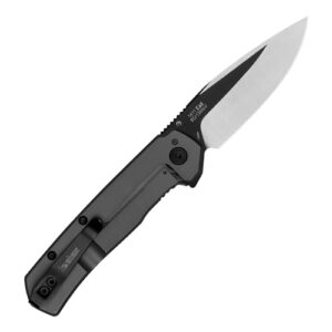 Kershaw Thermal Folding Pocket Knife, 2.95 in Gray PVD Finish Blade, Assisted Opening, Pocketclip, Every Day Carry