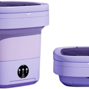 GR''AT Portable washing machine,Mini Washer,11L upgraded large capacity foldable Washer,Deep cleaning of underwear,baby clothes and other small clothes.Suitable apartments,dormitories,hotel. (Purple)