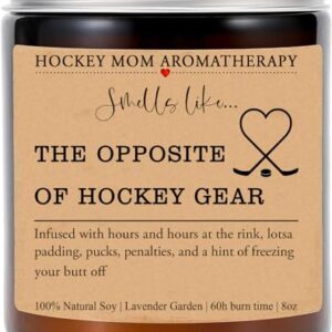 Hockey Mom - Hockey Mom Candle - Hockey Mom Gift - Hockey Team Mom Gift - Birthday Gift for Mom - Mother's Day Gift - Unique Gift for Mom - Hockey Gift Manager