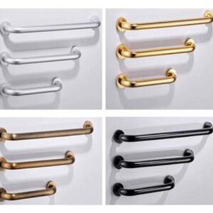 Grab Bar Bath Handle Towel Rail Bathtub Restroom Bar Assist Handicap Kitchen Wall Mount Handicap Shower Step Handrails (Color : Dolphin Waves, Size : 50cm)