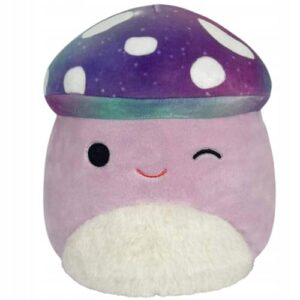 squishmallows officiall kellytoy 5 inch mushroom food squad collectible pillow animals (minya mushroom)