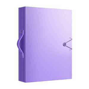 worparsen rhinestones painting photo album a3 60pages clear pockets plastic sleeves buckle crack-resistant diamonds art portfolio folder purple