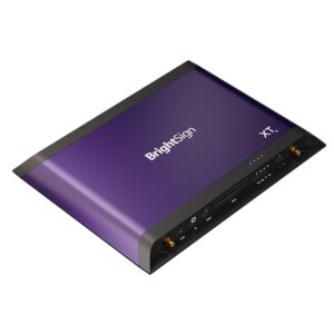 Brightsign XT1145 Powerful Ultra-thin Player Delivering The Video From 1080p To 8k60p & Playing 3d Motion Graphics At High Frame Rates. Expanded I/o Package With Gb Ethernet Supporting