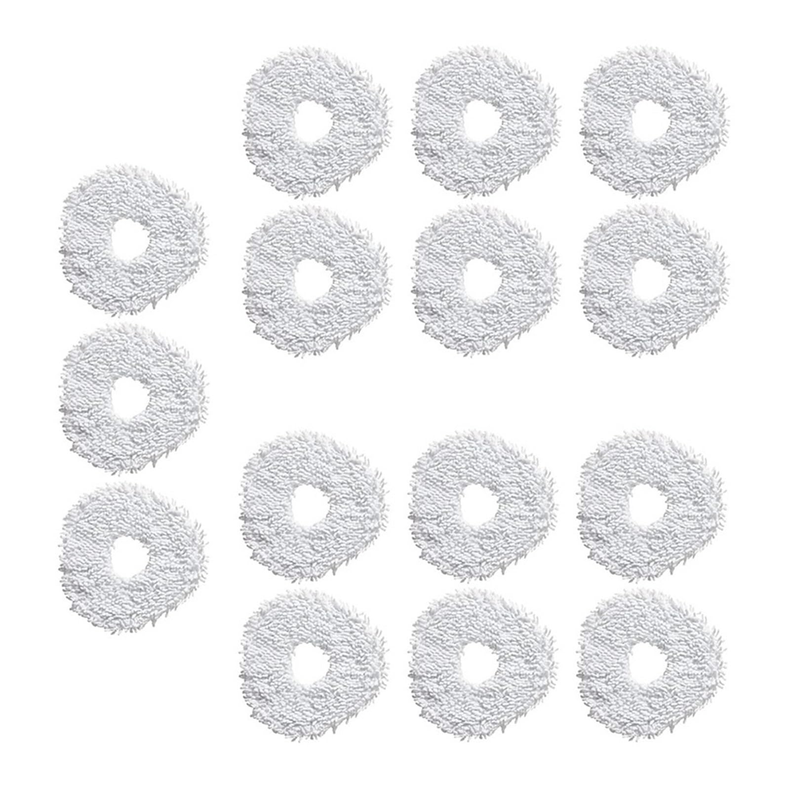 SNEEKE 15Pcs Vacuum Cleaner Mop Pad Resuable Mop Cloth Parts，Compatible for Narwal T10 Robot Sweeping Accessories Parts Microfiber Mops Parts Cleaning Accessories