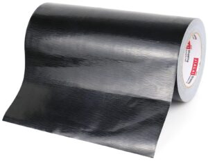 jialai home 10 inches duct tape, industrial grade 10 inches x 30 yards duct tape black, 9 mil heavy-duty, waterproof, strong, flexible, no residue, uv resistant for crafts & home improvement