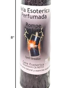 Spell Breaker-Palm Wax Spiritual Intention Spell Candle-[Black] | Vela CASA ESOTERICA PERFUMADA- (ROMPE CONJUROS)