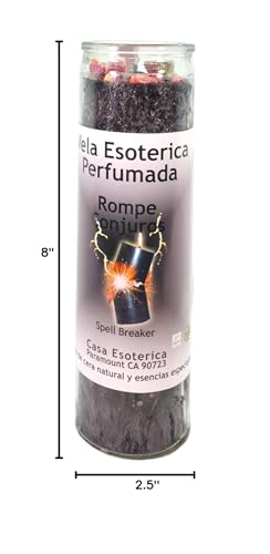 Spell Breaker-Palm Wax Spiritual Intention Spell Candle-[Black] | Vela CASA ESOTERICA PERFUMADA- (ROMPE CONJUROS)