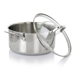 Martha Stewart Stainless Steel 5 Qt Dutch, Silver (128950.02)