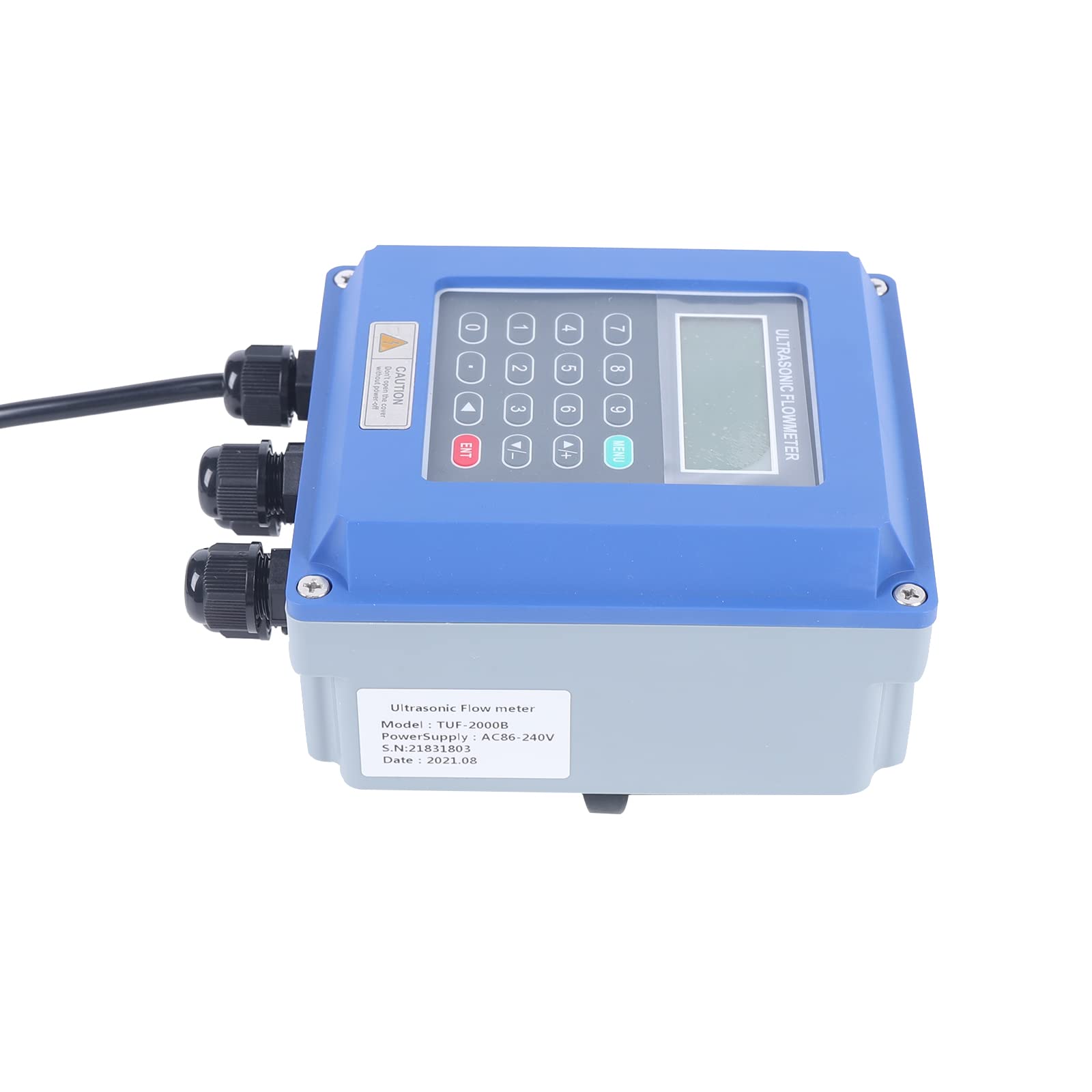 TUF-2000B DN20~DN700mm Portable Ultrasonic Flow Meter,Fixed Clamp Digital Liquid Flowmeter IP67 Protection with TM-1 & TS-2 Transducers