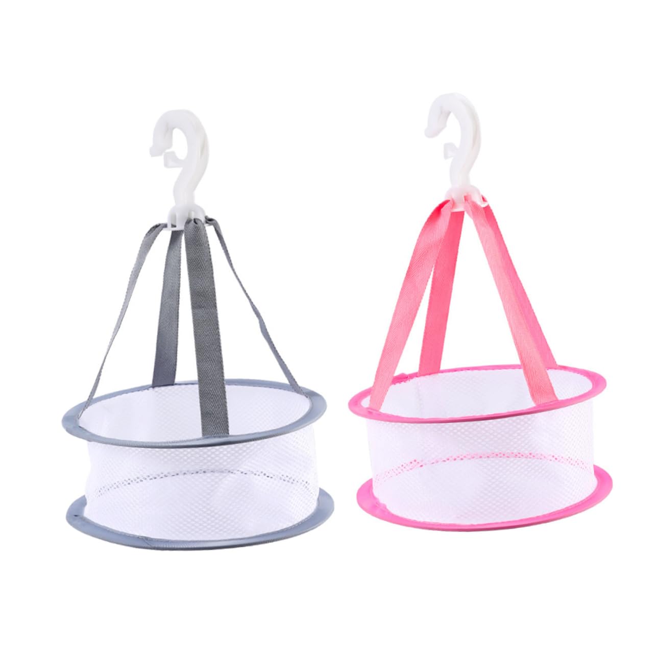 OFFSCH 2pcs Drying net Bag Foldable Sweater Dryer Socks Drying net Makeup Sponge Drying net Laundry Drying Rack Collapsible mesh Clothes Drying Rack Mini Eggs Folding Polyester