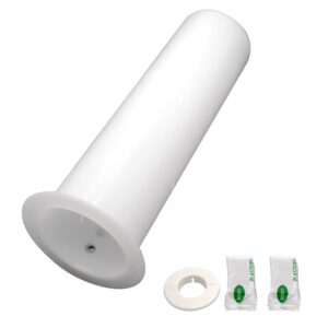 taurox mini split cover wall sleeve for air conditioning line set covers for outside units ac sleeve through the wall pipe accessories (8.66 inches length)