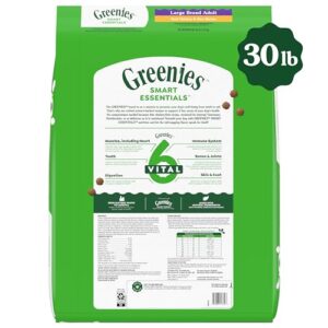 Greenies Smart Essentials Adult Large Breed High Protein Dry Dog Food Real Chicken & Rice Recipe, 30 lb. Bag