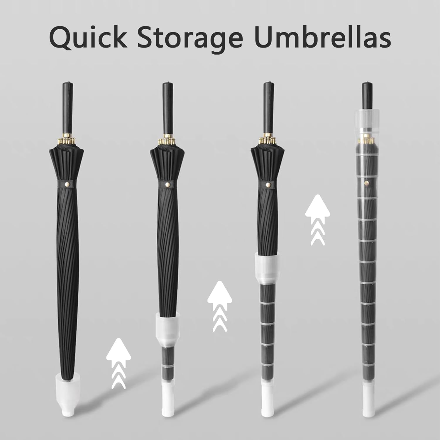 Scalable waterproof outdoor umbrella storage cover for 16 Ribs Umbrella