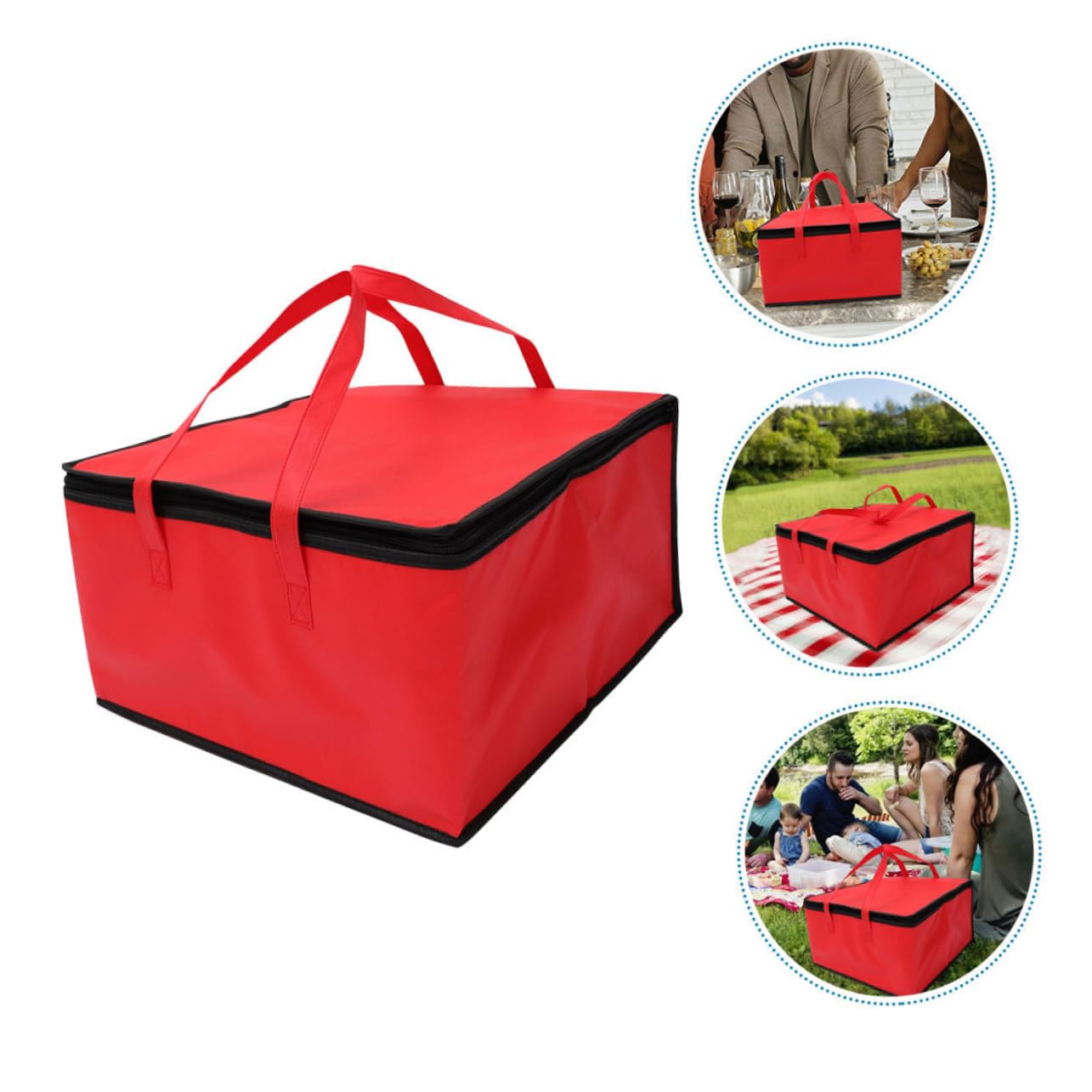 Amosfun 4pcs Seafood Storage Bag Insulated Bag Bag Portable Food Preservation Bag Takeout Bag Grocery Shopping Bags Shopping Cart Bags for Groceries Insulated Grocery Bags