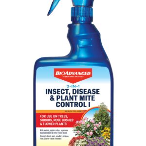 BioAdvanced 3-in-1 Insect, Disease & Plant Mite Control, Ready-to-Use, 24 FOZ