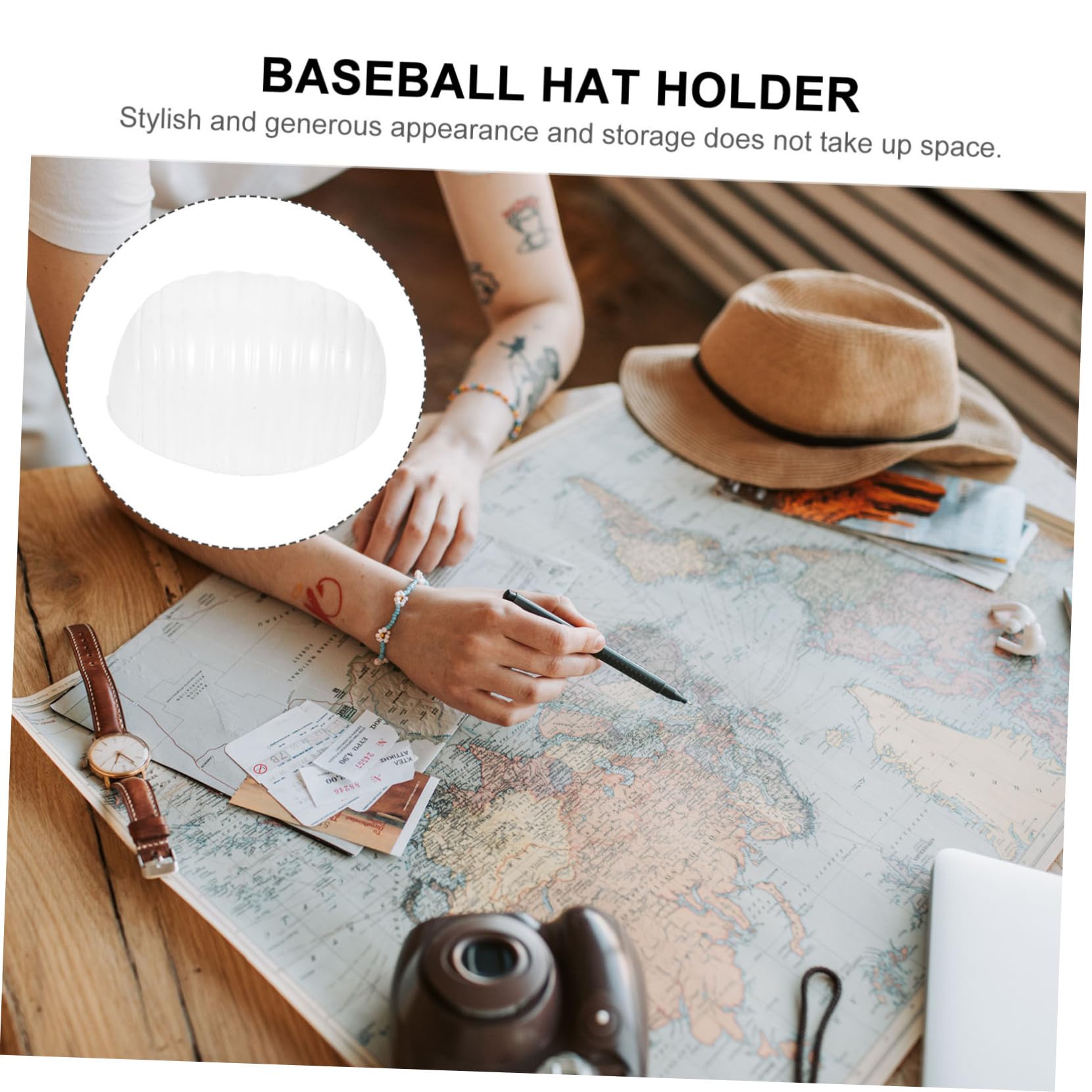 CAXUSD 20pcs Hat Support Ball Caps Form Peaked Caps Stand Hat Rack Baseball Hat Holder Cap Support Brim Hat Shaper Insert Snapback Support Hat Stiffener Cap Stretcher Universal Pvc Cover