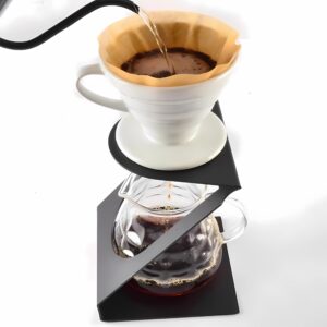 SCULPRIV V60 Coffee Filter: A simple and delicate single-cup brewing device. Comes with 40 V60 filter papers. Ideal for use in offices and apartments, and also suitable as a new job gift.