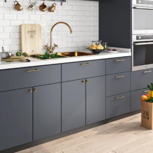 Livelynine Dark Grey Peel and Stick Wallpaper for Bathroom Renter Friendly Cabinet Vinyl Wrap for Kitchen Countertop Covers Waterproof Gray Contact Paper for Cabinets Desk Wallpaper 15.8x78.8 Inch