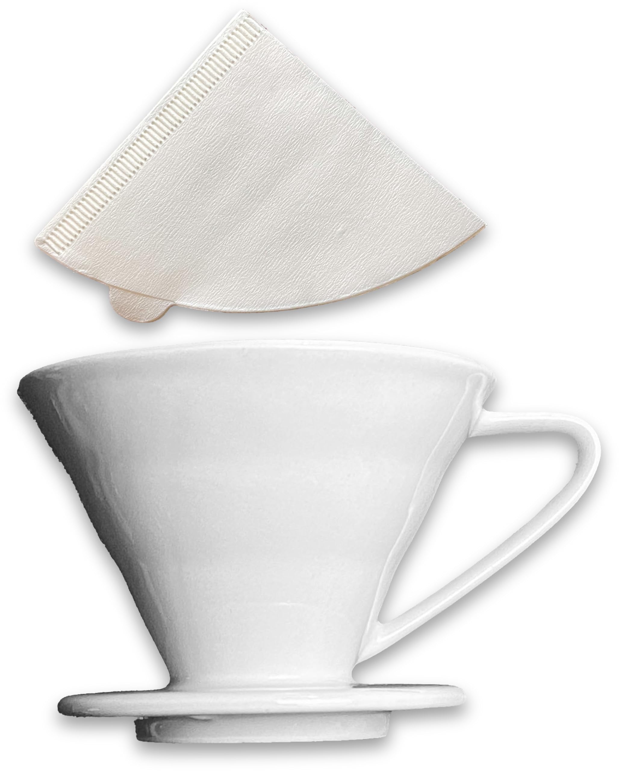 SCULPRIV V60 Coffee Filter: A simple and delicate single-cup brewing device. Comes with 40 V60 filter papers. Ideal for use in offices and apartments, and also suitable as a new job gift.