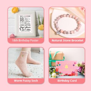 18th Birthday Gifts for Girls, Gifts for 18 Year Old Girl, 18th Birthday Gift Ideas, 10 Pieces Unique 18th Birthday Gifts for Daughter, Niece, Granddaughter, Cool 18 18th Birthday Gifts, 18 & Fabulous