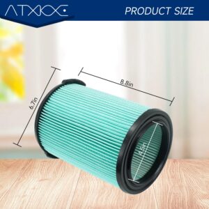 VF6000 Wet or Dry Replacement Filter for Ridgd 5-20 Gallon Vacuums WD5500 WD0671 WD6425 WD7000 WD1280 WD1851 WD1680 WD1956 RV2400A 1400RV RV2600B, 2 Pack