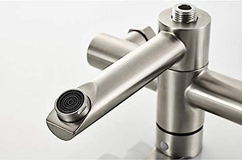 Kitchen Taps Stainless Steel Bathtub Faucet Bathroom Shower Hot and Cold Water Mixing Polished Brused Bathtub Faucets Tap