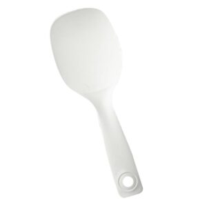 uthclo rice spoon rice server rice serving spatula rice cooker spatula potato server spatula rice ladle spoon rice scooper plastic rice paddle food grade pp white non stick pan