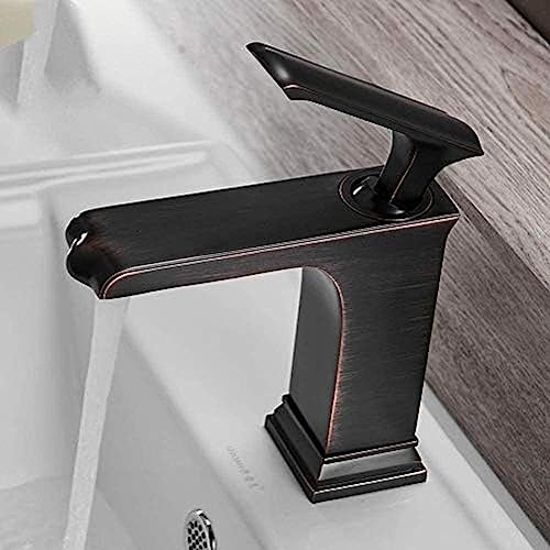 Kitchen Taps Wash Basin Faucet Grifo Bano Basin Faucet Retro Black Faucet One-Handed Bathtub Hot Cold Mixer Tap Crane