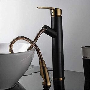 Kitchen Taps Classic Single-Lever Bath Mixer Tap Sink Filler Brass Hot and Cold Water Single Hole Sink Sink Faucet