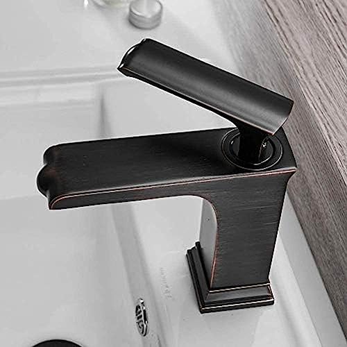 Kitchen Taps Wash Basin Faucet Grifo Bano Basin Faucet Retro Black Faucet One-Handed Bathtub Hot Cold Mixer Tap Crane