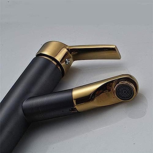 Kitchen Taps Classic Single-Lever Bath Mixer Tap Sink Filler Brass Hot and Cold Water Single Hole Sink Sink Faucet