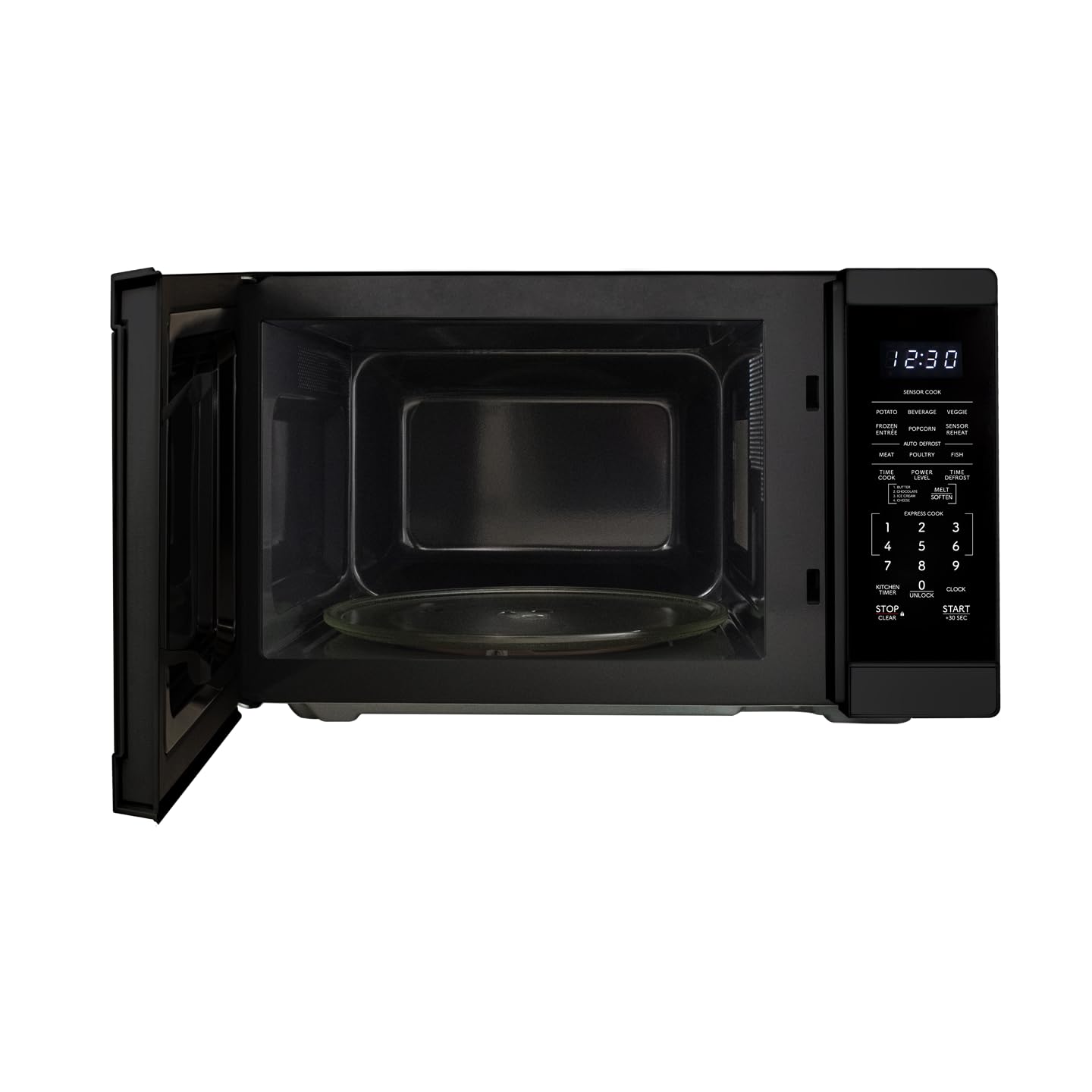 SHARP SMC1461KB Oven with Removable 12.4" Carousel Turntable, Cubic Feet, 1100 Watt Countertop Microwave, 1.4 CuFt, Black