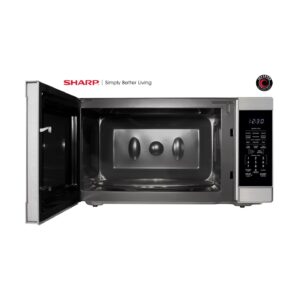 SHARP SMC2266KS Oven with Removable 16.5" Carousel Turntable, Cubic Feet, 1200 Watt Countertop Microwave, 2.2 CuFt, Stainless Steel