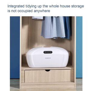 Electric Clothes Dryer, Automatic Ironing Machine, Portable Steam Drying Smart Machine, Ironing Clothes Folding Wrinkle Removal Machine with Remote Control, Foldable