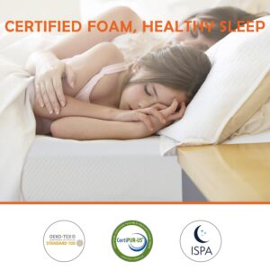 10 inch California King Size Mattress with Cover, Cooling Gel Memory Foam King Mattress for a Cool Sleep & Pressure Relief, Medium Firm Mattress Pad Mattresses, Bed in a Box, CertiPUR-US Certified