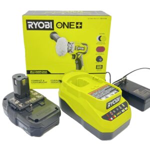 RYOBI 18V Cordless 3 in. Variable Speed Detail Polisher/Sander Kit with (1) Battery and Charger - Bulk Packaged