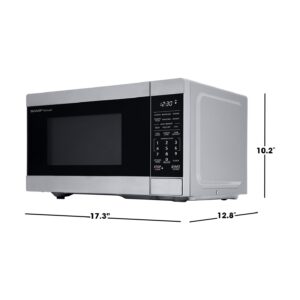 SHARP SMC0761KS Oven Countertop Microwave, 0.7 CuFt, Stainless Steel