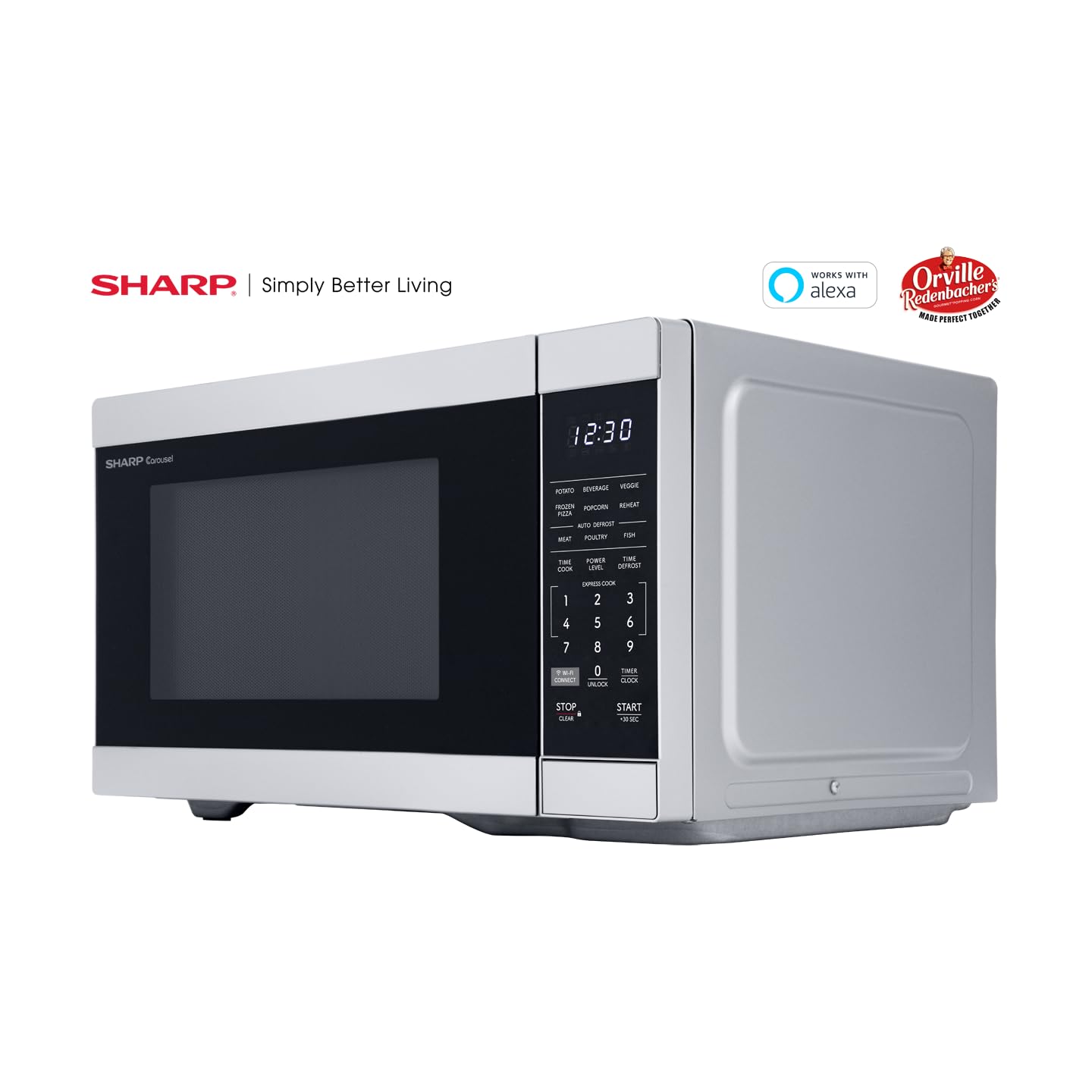 SHARP SMC1169KS Oven Countertop Microwave, 1.1 CuFt, Stainless Steel