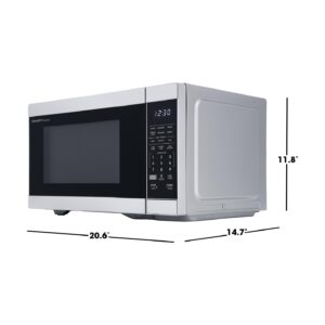 SHARP SMC1169KS Oven Countertop Microwave, 1.1 CuFt, Stainless Steel