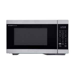 sharp smc1169ks oven countertop microwave, 1.1 cuft, stainless steel